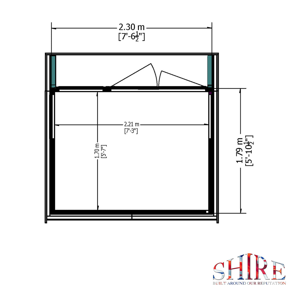 Shire Highclere Summerhouse 8x6