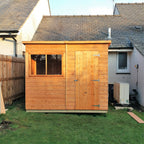 Shire Pent Shiplap Tongue & Groove Garden Shed 8x6