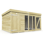 Elmstead Standard Height Dog Kennel And Run External View