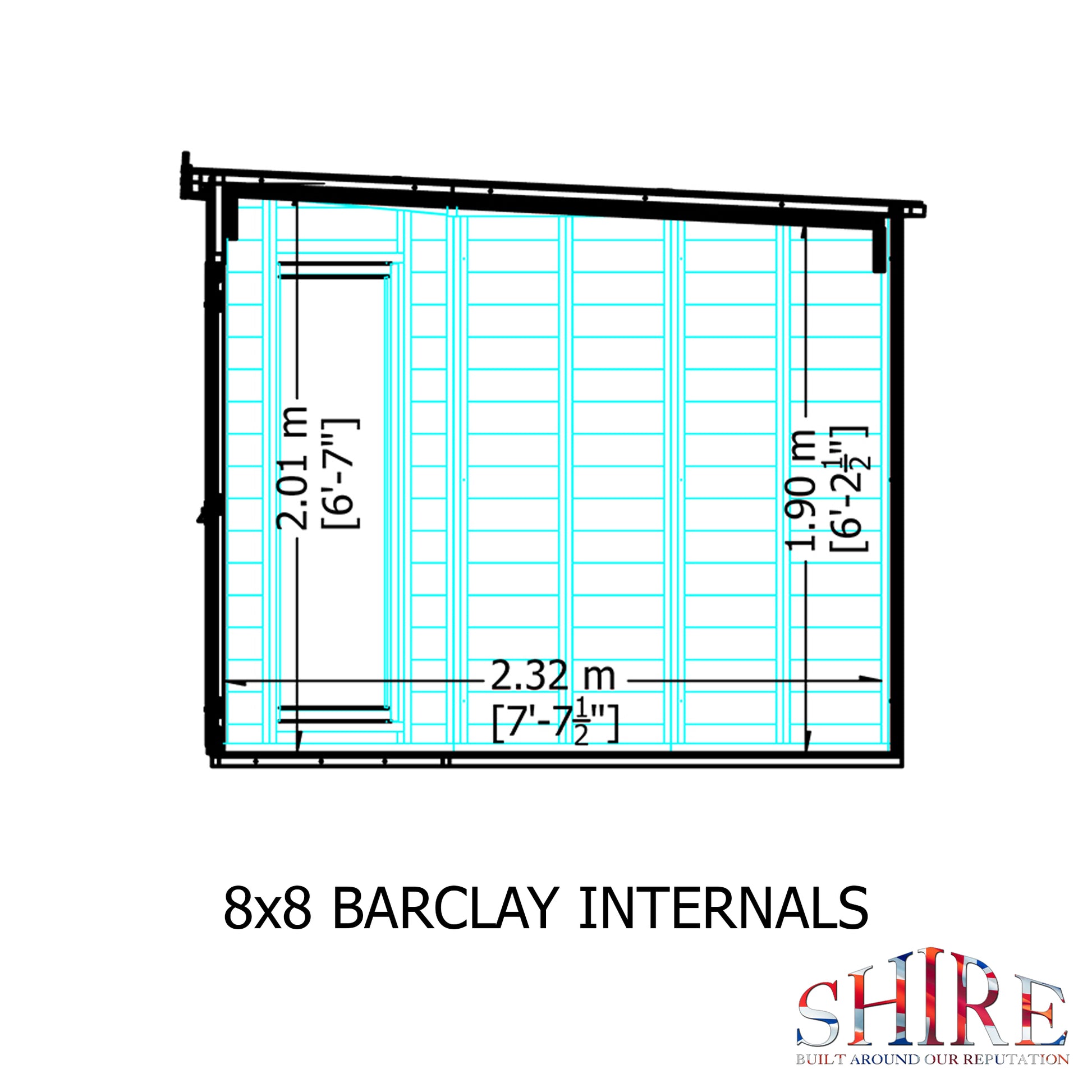 Shire Barclay Corner Summerhouse 8x8