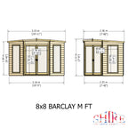Shire Barclay Corner Summerhouse 8x8