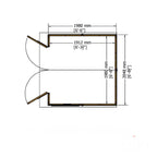 Shire Alderney Shiplap Tongue & Groove Apex Shed 7x7