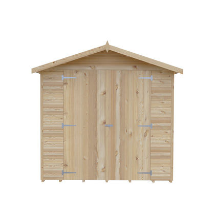 Shire Alderney Shiplap Tongue & Groove Apex Shed 7x5