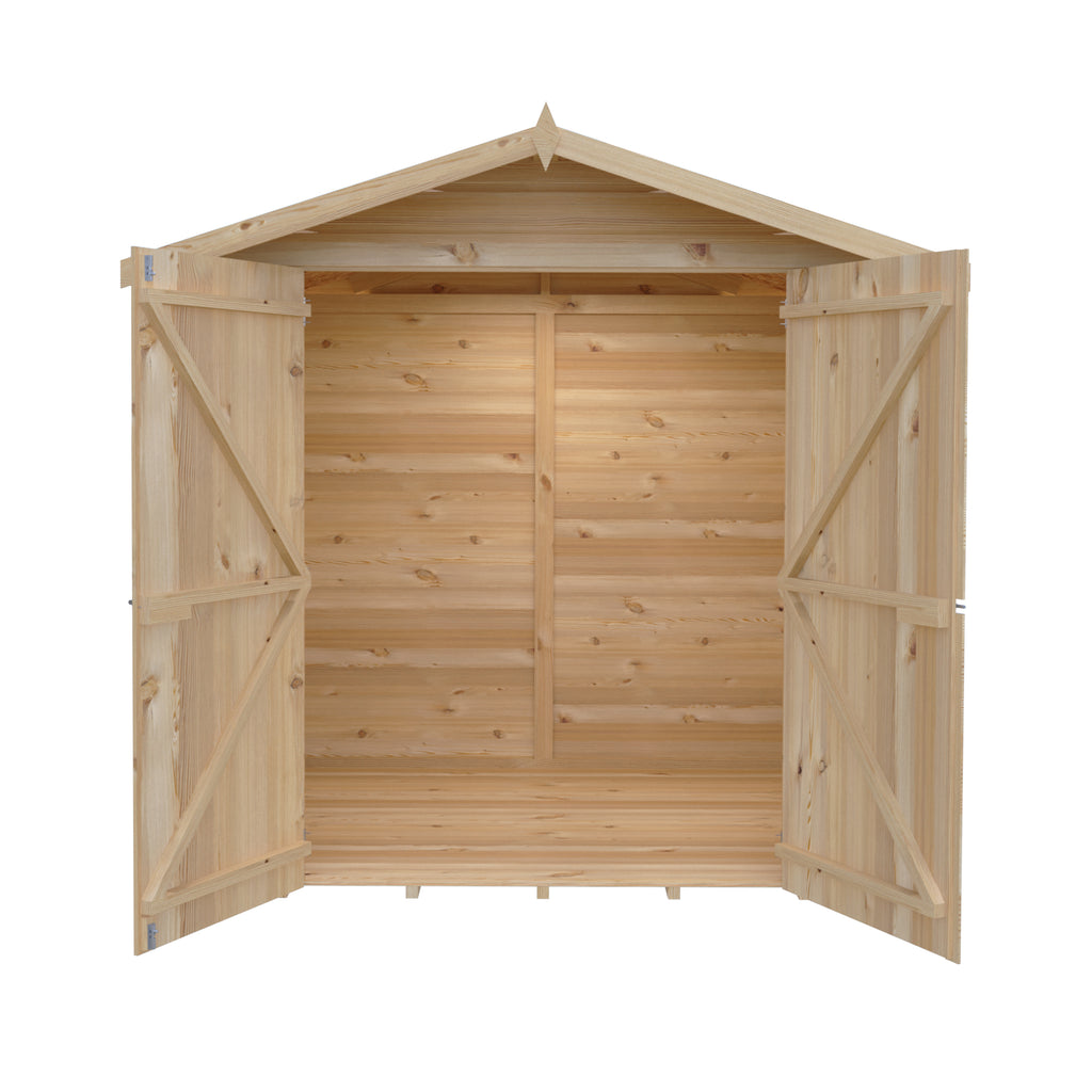 Shire Alderney Shiplap Tongue & Groove Apex Shed 7x5