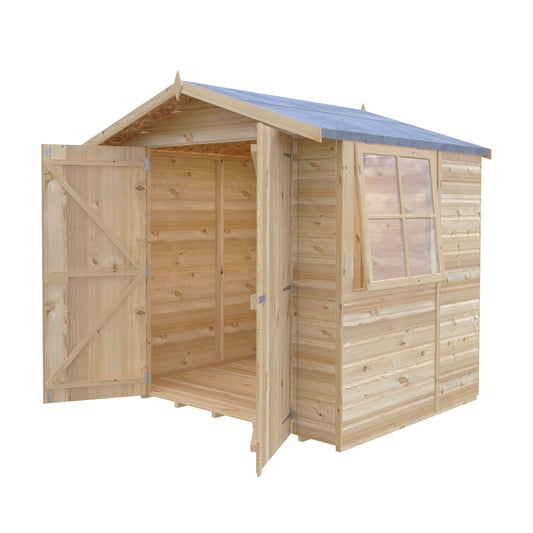 Shire Alderney Shiplap Tongue & Groove Apex Shed 7x5