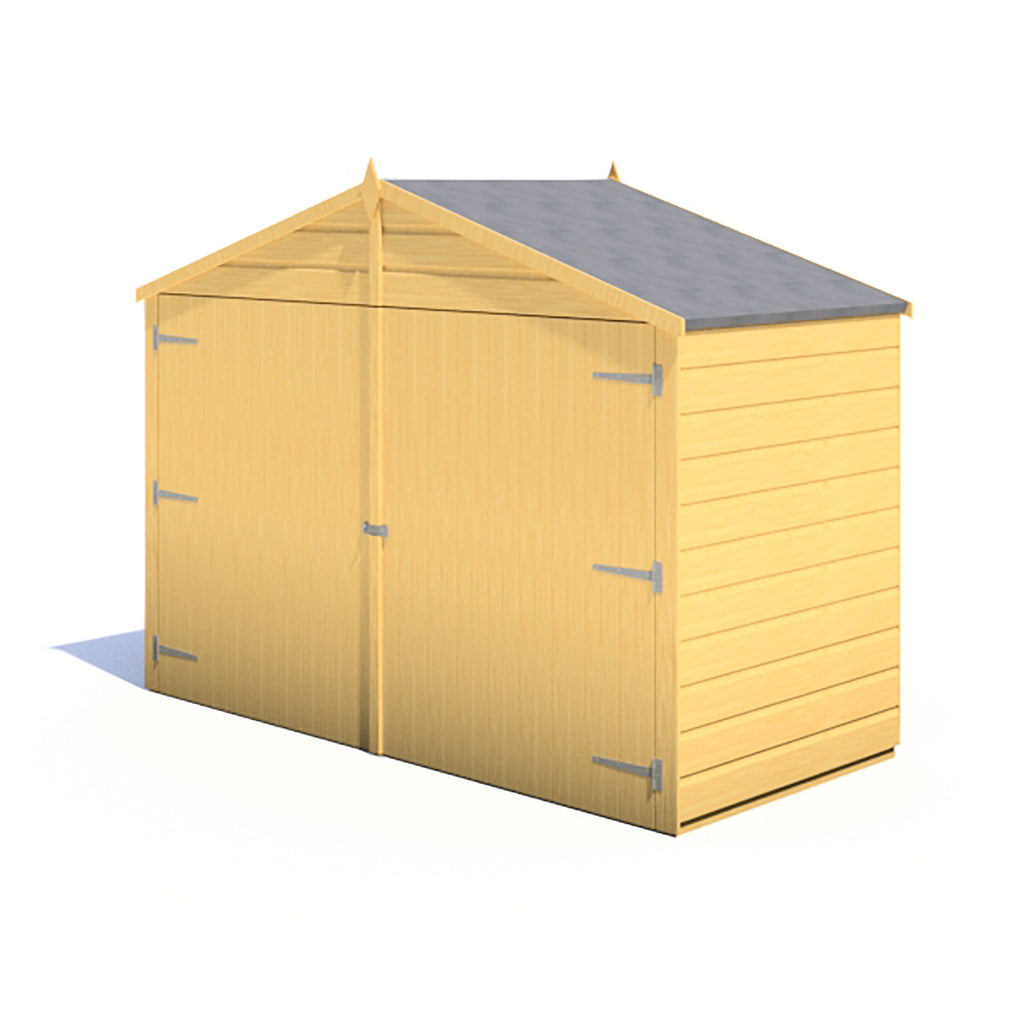 Shire Shiplap Bike Storage Apex Roof with floor 7'x3'