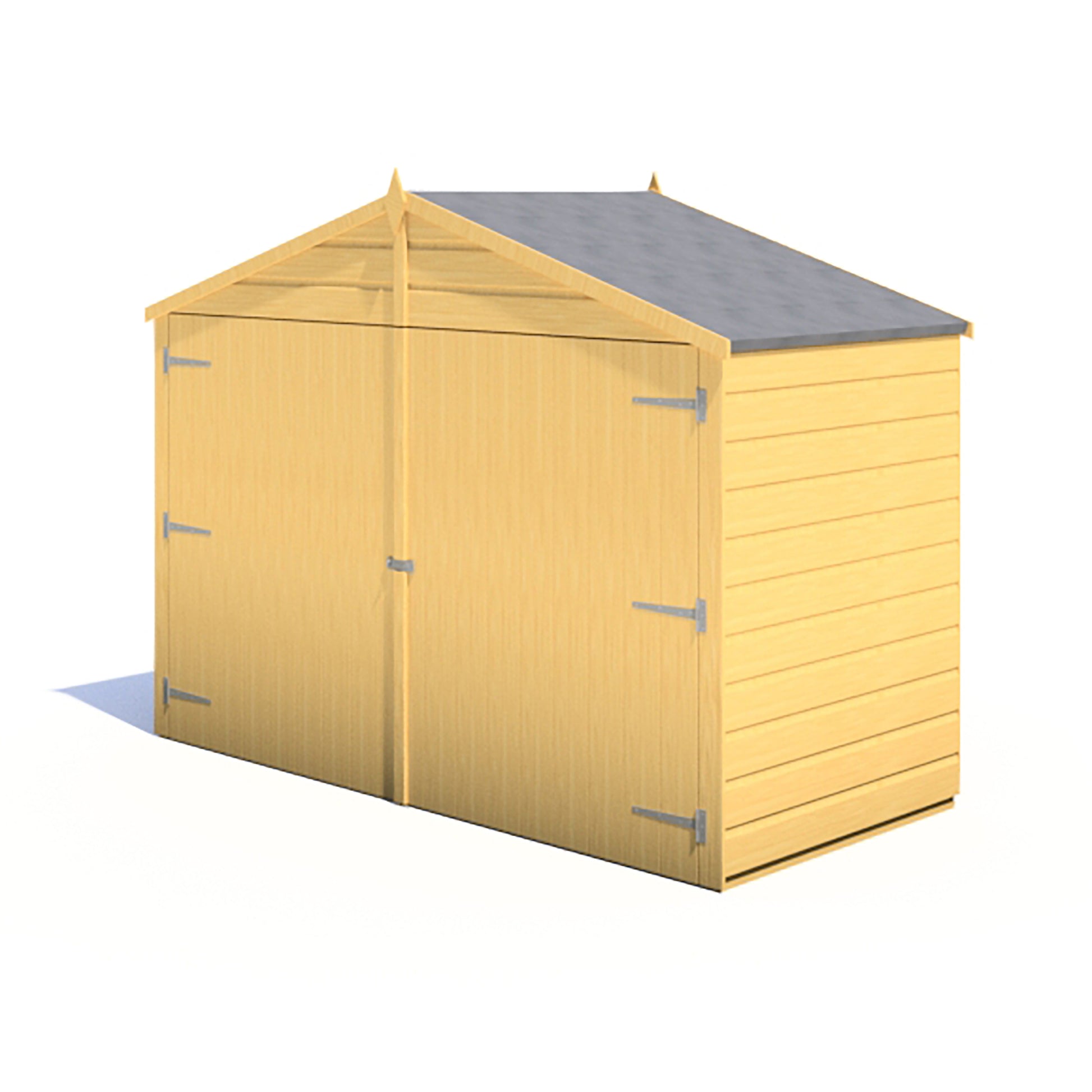 Shire Shiplap Bike Storage Apex Roof with floor 7'x3'