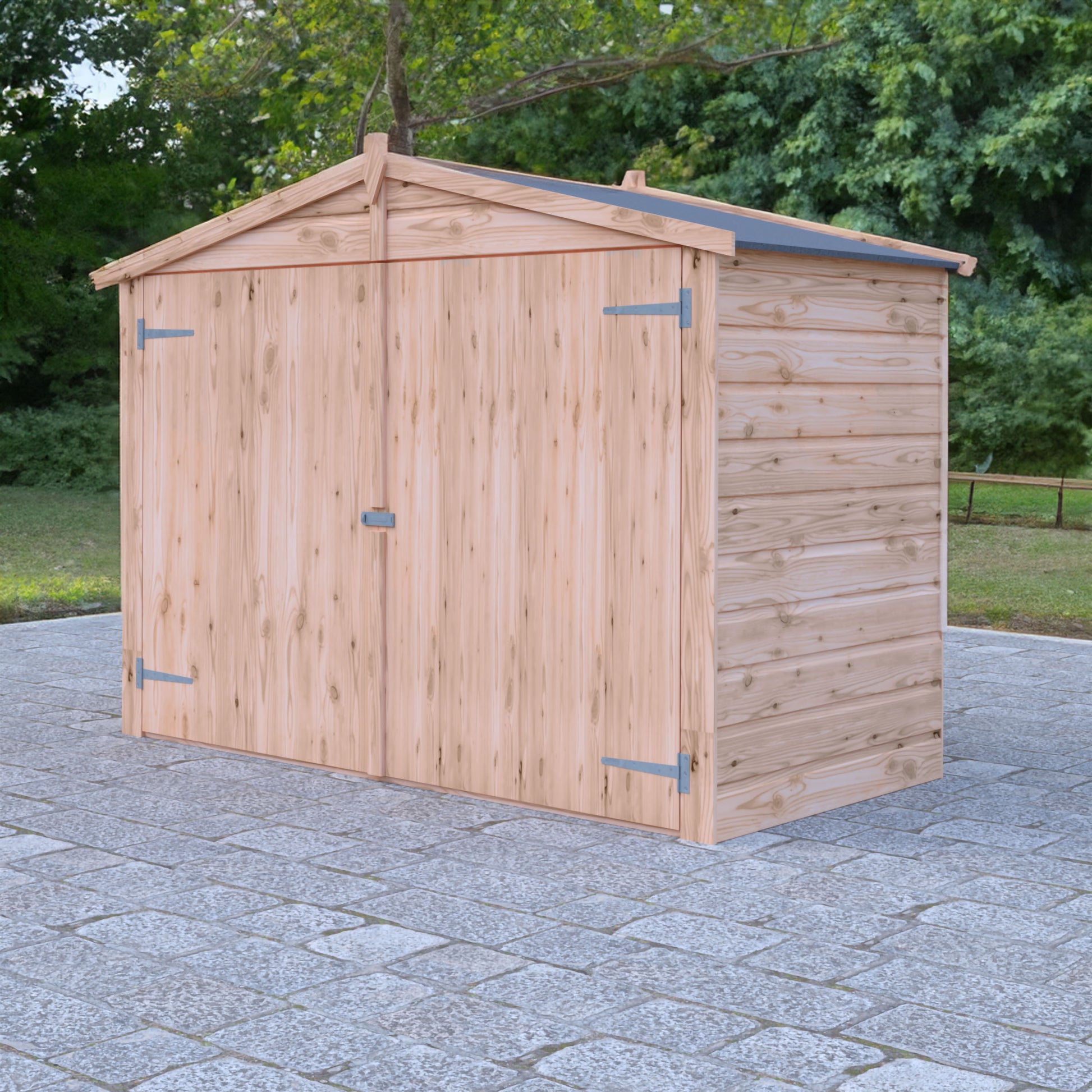 Shire Shiplap Bike Storage Apex Roof without floor 6'x3'