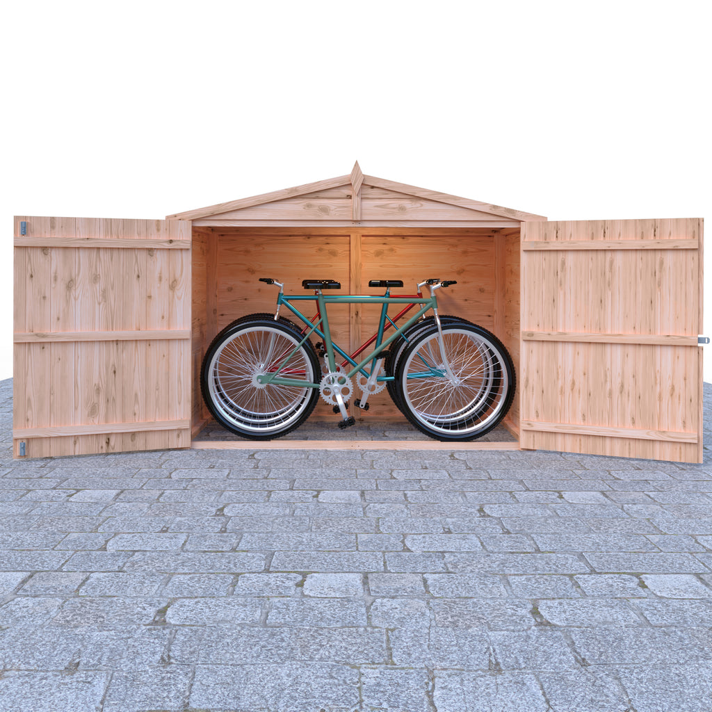 Shire Shiplap Bike Storage Apex Roof without floor 6'x3'