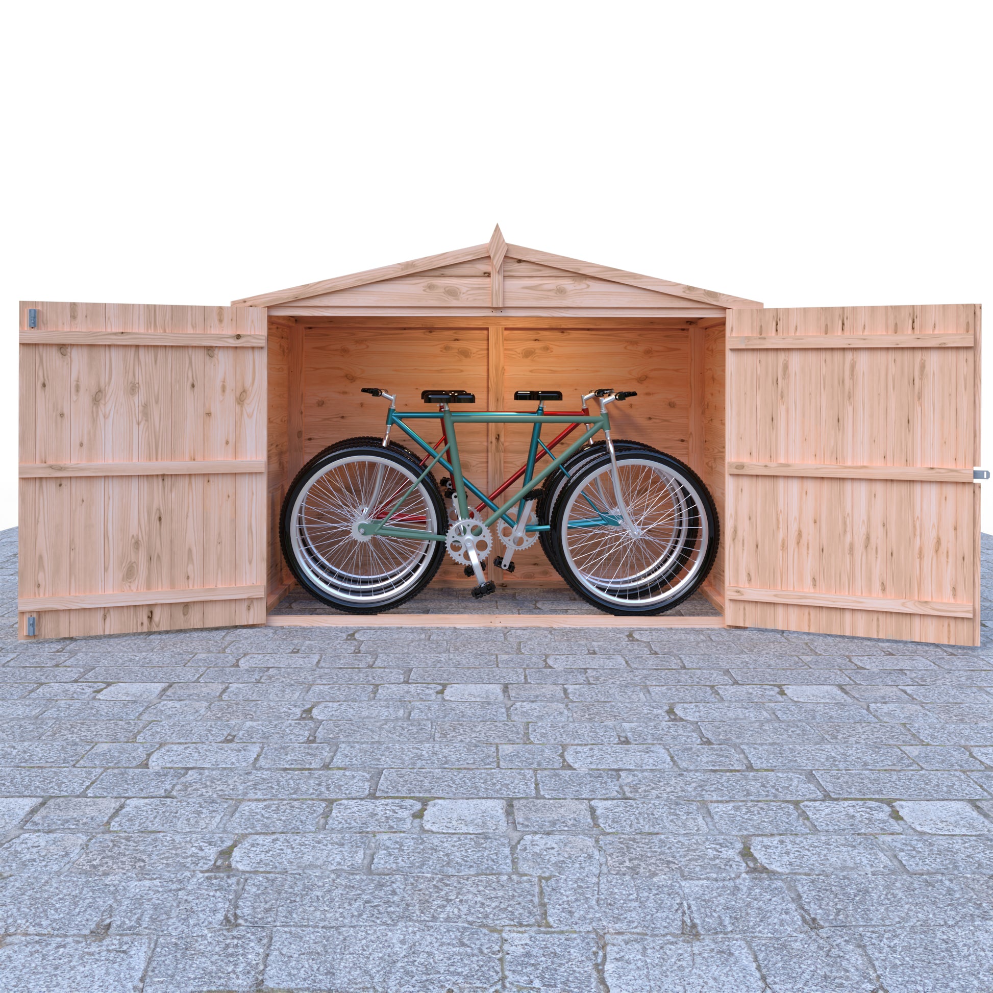Shire Shiplap Bike Storage Apex Roof without floor 6'x3'