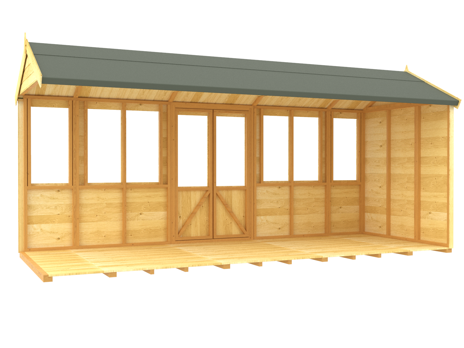 Elmstead Apex Summerhouse Internal View