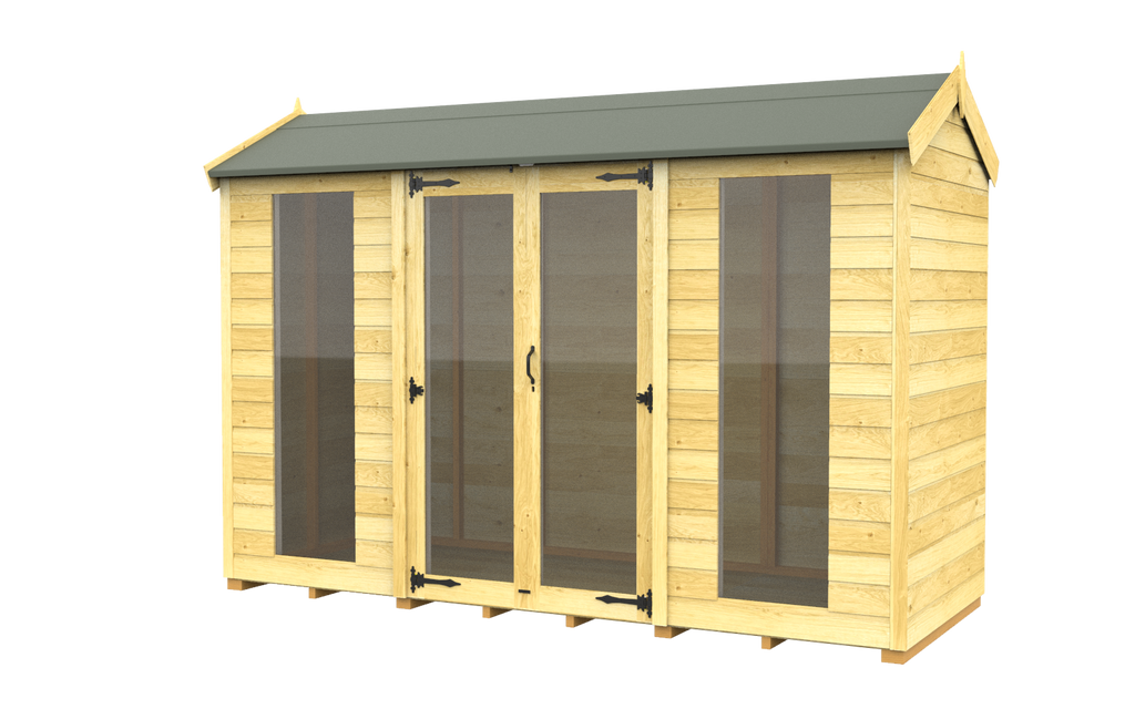Elmstead Apex Summerhouse Full Height Windows External View