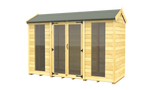 Elmstead Apex Summerhouse Full Height Windows External View