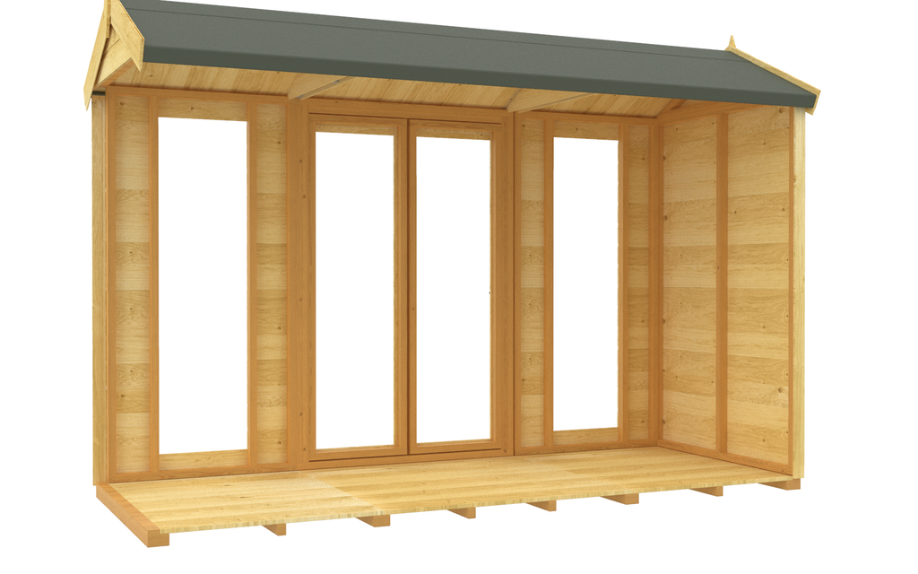 Elmstead Apex Summerhouse Full Height Windows Internal View