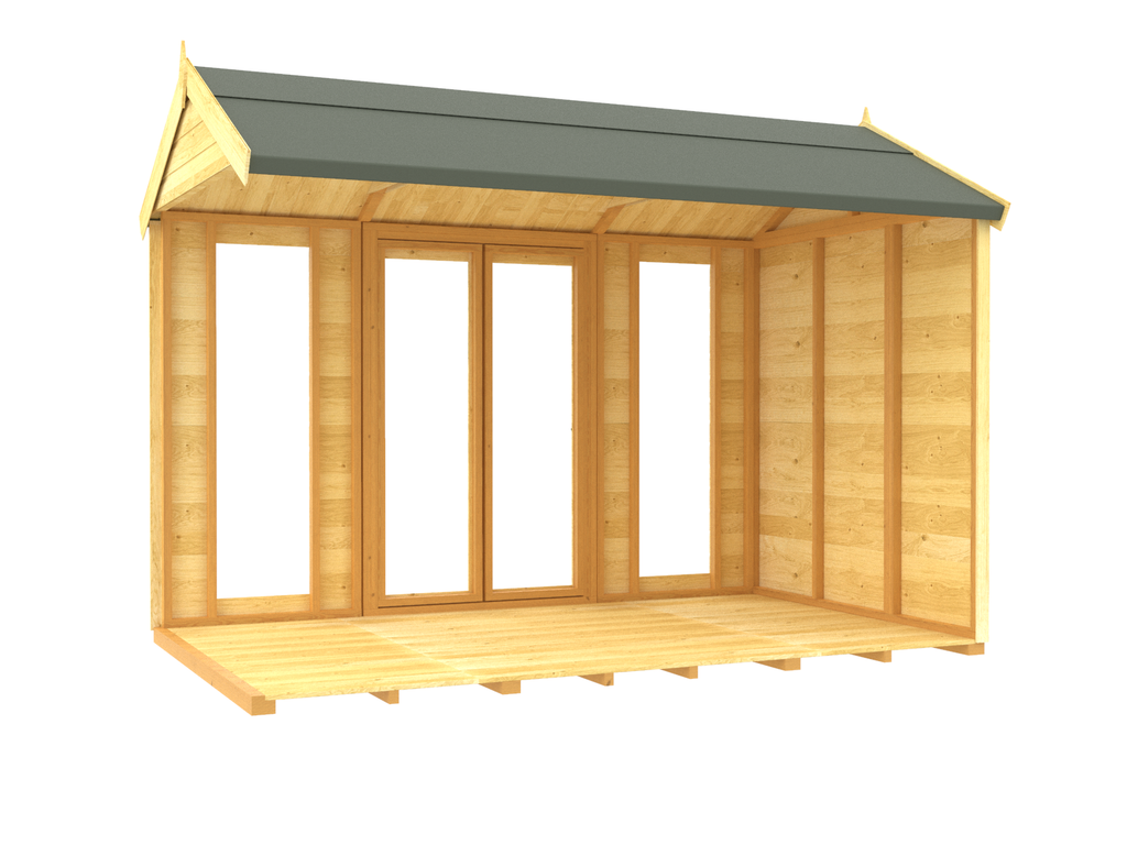 Elmstead Apex Summerhouse Full Height Windows Internal View