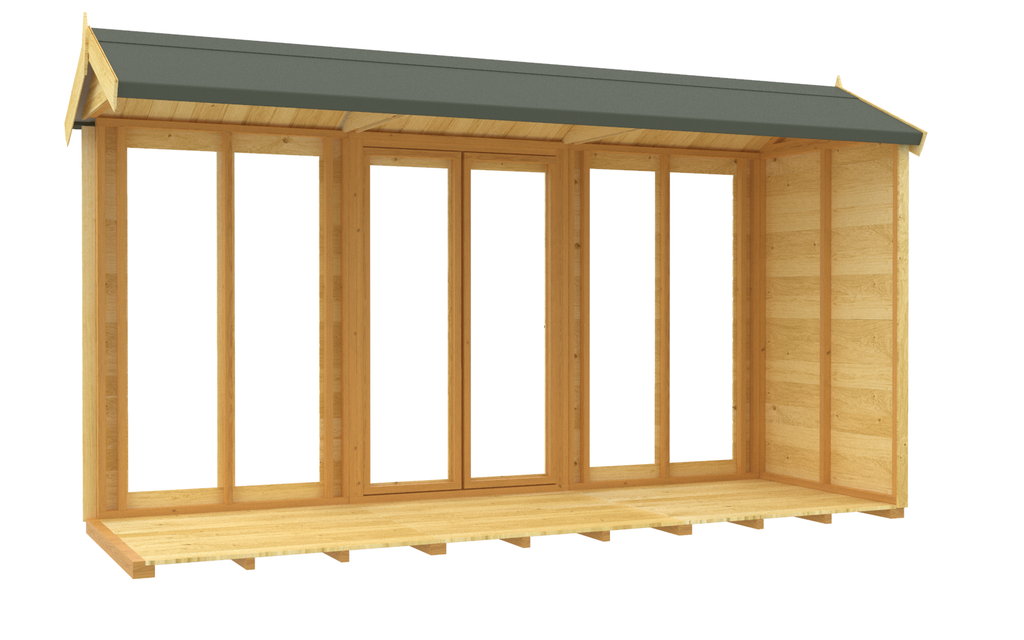 Elmstead Apex Summerhouse Full Height Windows Internal View