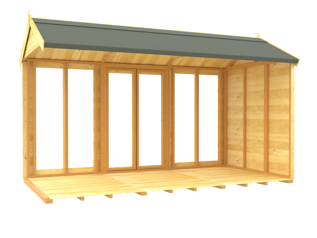 Elmstead Apex Summerhouse Full Height Windows Internal View