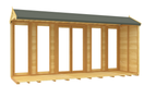 Elmstead Apex Summerhouse Full Height Windows Internal View
