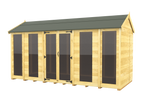 Elmstead Apex Summerhouse Full Height Windows External View