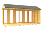 Elmstead Apex Summerhouse Full Height Windows Internal View