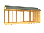 Elmstead Apex Summerhouse Full Height Windows Internal View