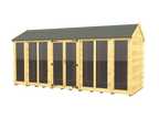 Elmstead Apex Summerhouse Full Height Windows External View