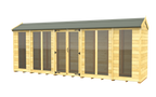Elmstead Apex Summerhouse Full Height Windows External View
