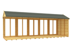Elmstead Apex Summerhouse Full Height Windows Internal View