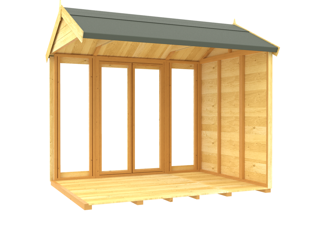 Elmstead Apex Summerhouse Full Height Windows Internal View