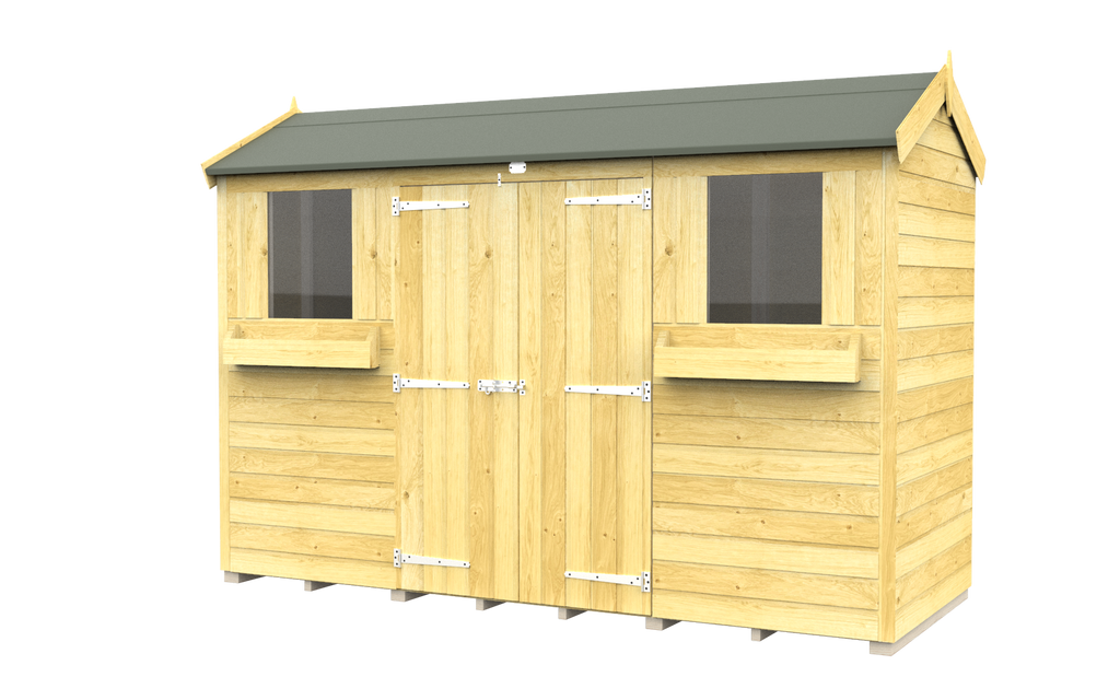Elmstead Apex Summer Shed External View