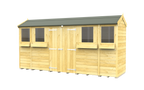 Elmstead Apex Summer Shed External View