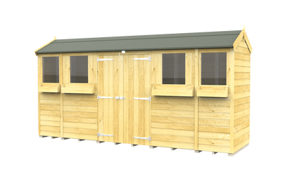 Elmstead Apex Summer Shed External View