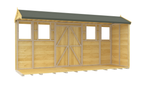 Elmstead Apex Summer Shed Internal View