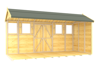 Elmstead Apex Summer Shed Internal View