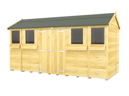 Elmstead Apex Summer Shed External View