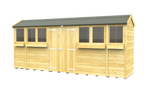 Elmstead Apex Summer Shed External View