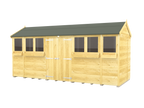 Elmstead Apex Summer Shed External View