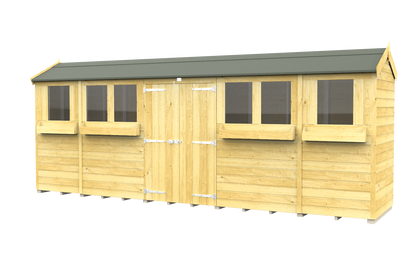 Elmstead Apex Summer Shed External View