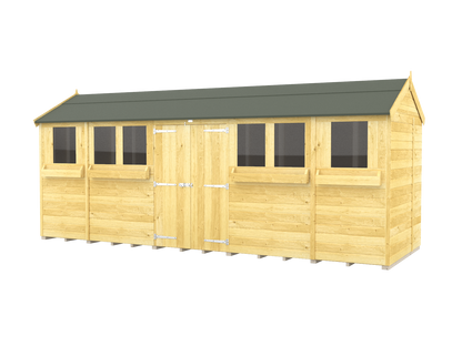 Elmstead Apex Summer Shed External View