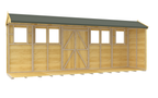 Elmstead Apex Summer Shed Internal View