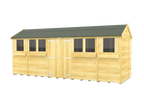 Elmstead Apex Summer Shed External View