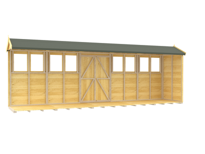 Elmstead Apex Summer Shed Internal View
