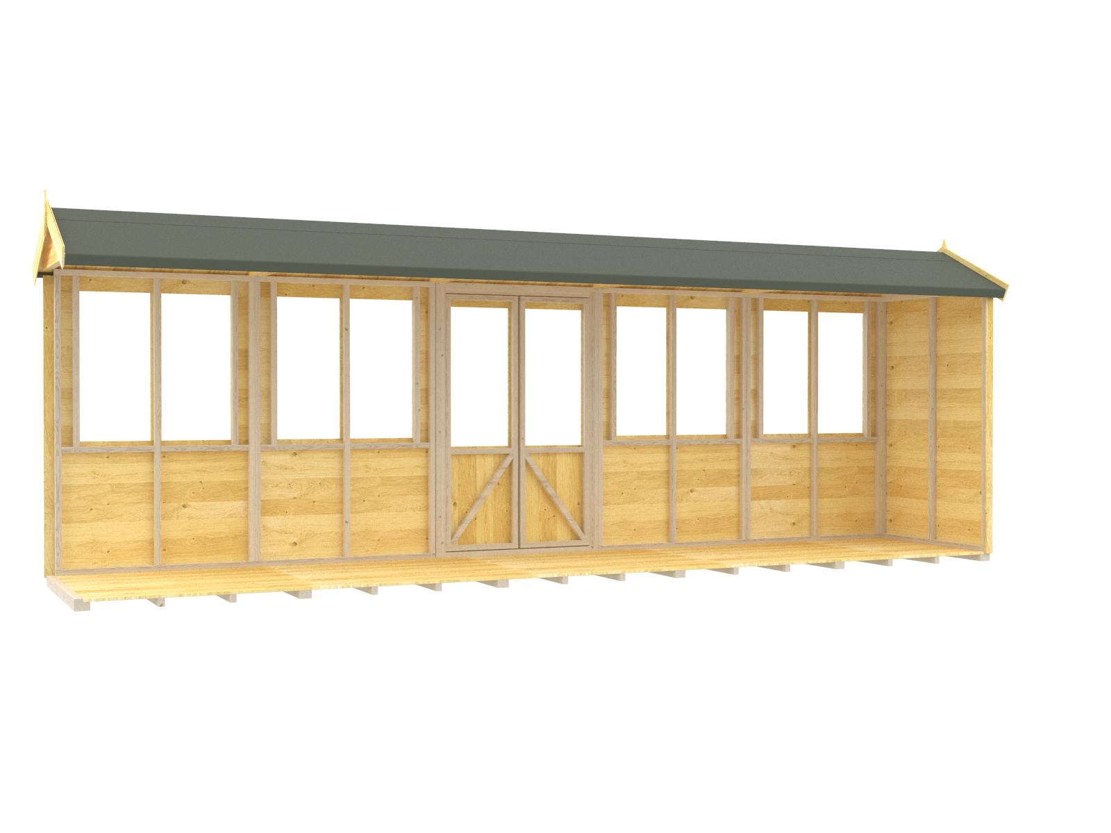 Elmstead Apex Summerhouse Internal View