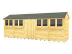 Elmstead Apex Summer Shed External View