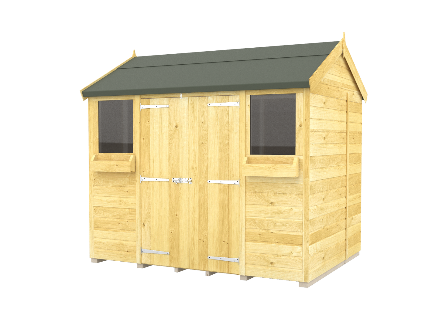 Elmstead Apex Summer Shed External View