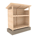 Shire 3x2 Aveley Pent Welly Store - Pressure Treated - Double Height