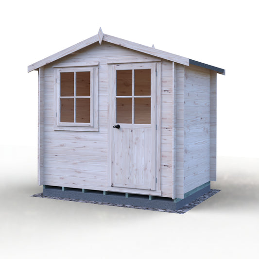 Shire Avesbury 19mm Log Cabin 8x6