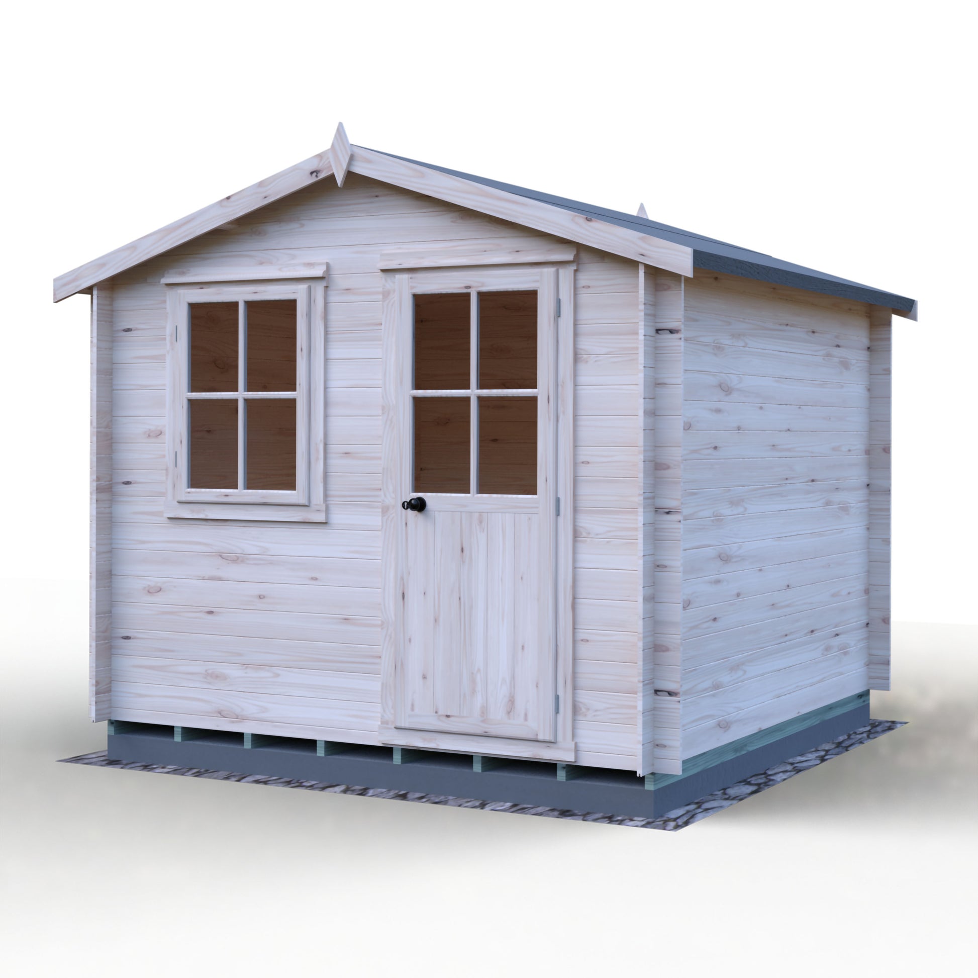 Shire Avesbury 19mm Log Cabin 9x9