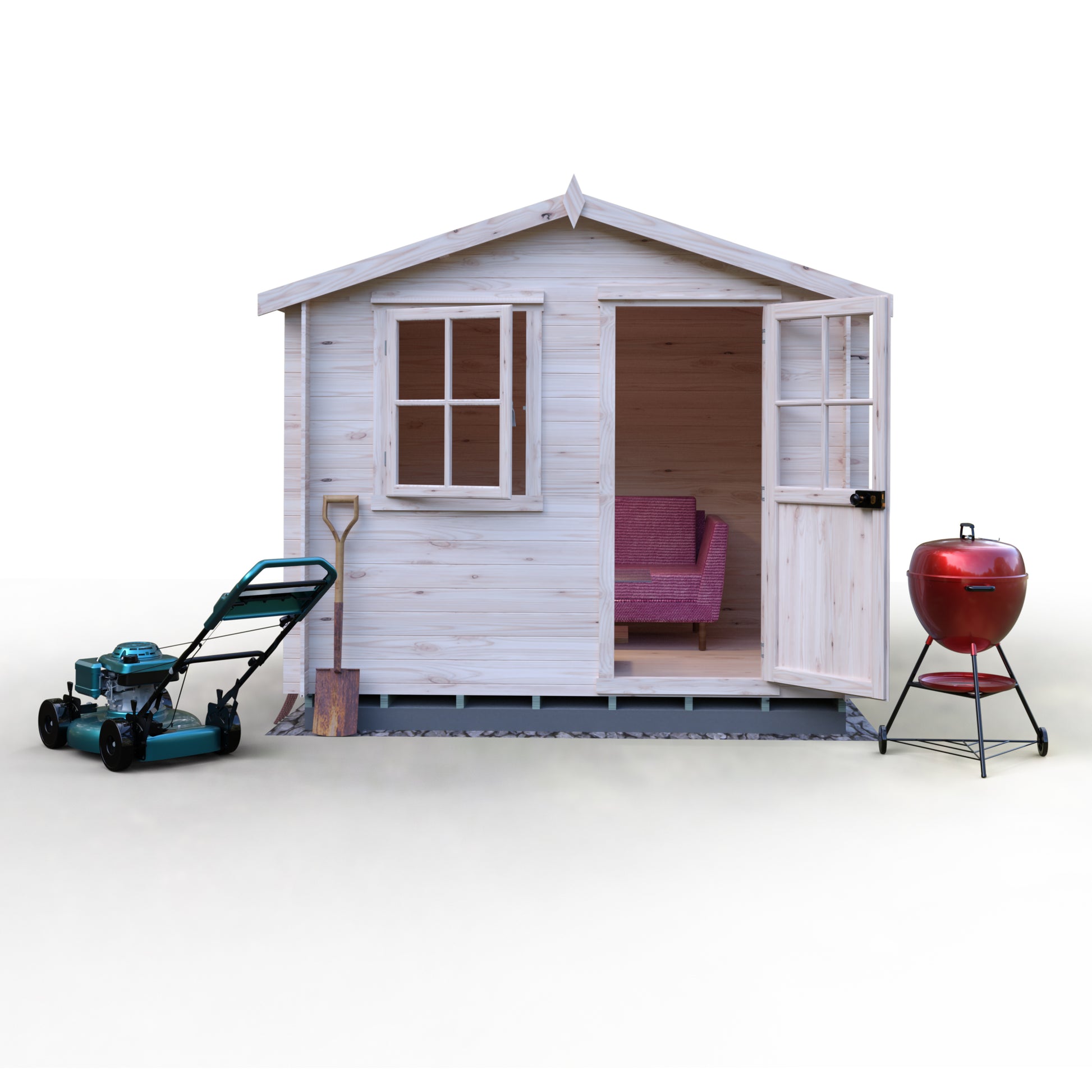 Shire Avesbury 19mm Log Cabin 9x9