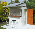 Shire Paradise Garden Bar and Store 6x4 Apex Roof